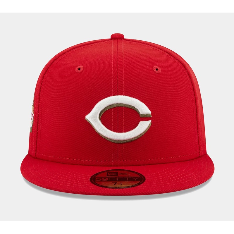 Cincinnati Reds Botanical 59FIFTY Mens Fitted Hat (Red)