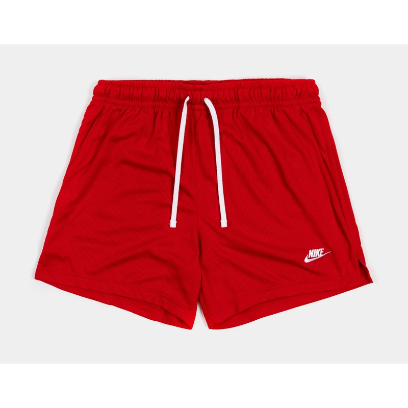Club Flow Mesh Mens Shorts (Red)