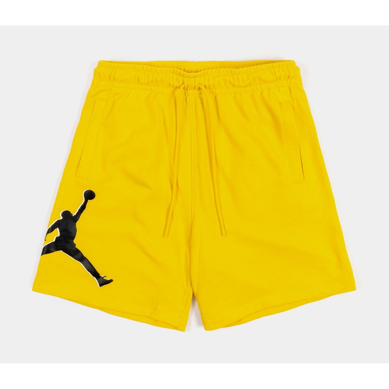 Essentials Fleece Mens Shorts (Yellow)