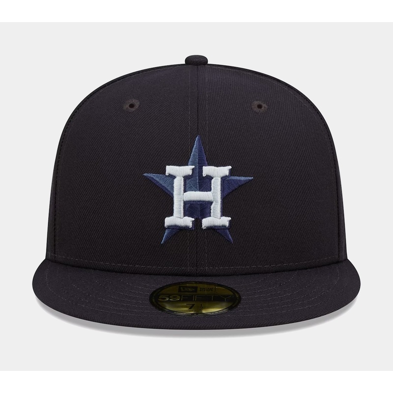 Houston Astros Monocamo 59FIFTY Mens Fitted Hat (Navy)