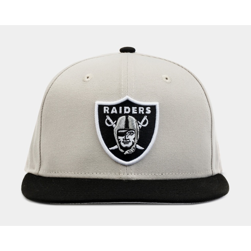 Las Vegas Raiders World Class 59Fifty Mens Fitted Hat (Grey/Black)