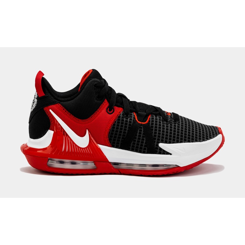 LeBron Witness 7 Mens Basketball Shoes (Black/Red)