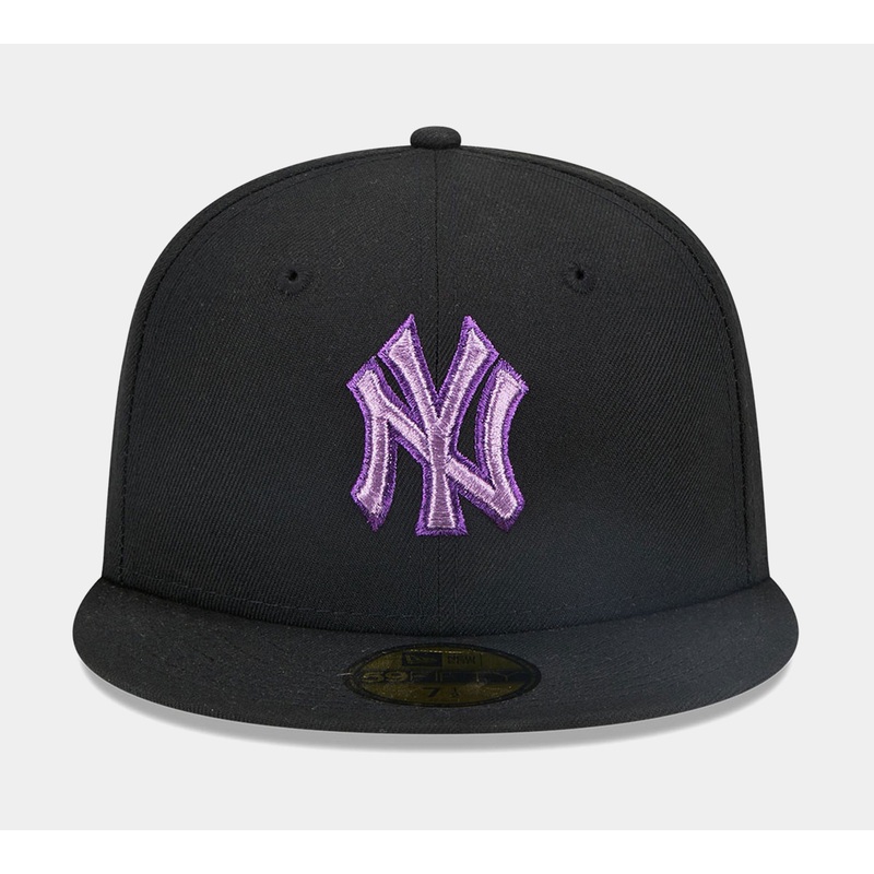 New York Yankees Metallic Pop 59FIFTY Mens Fitted Hat (Black)