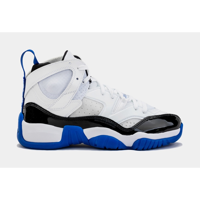 Two Trey Concord Royal Grade School Basketball Shoes (White/Blue)