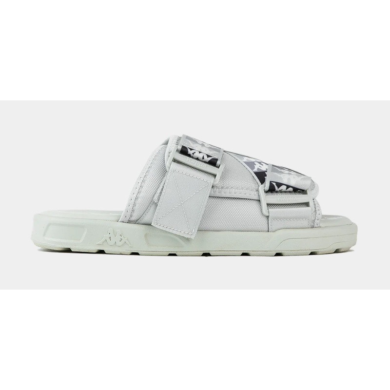 222 Banda Mitel 11 Slides Mens Sandals (Grey)