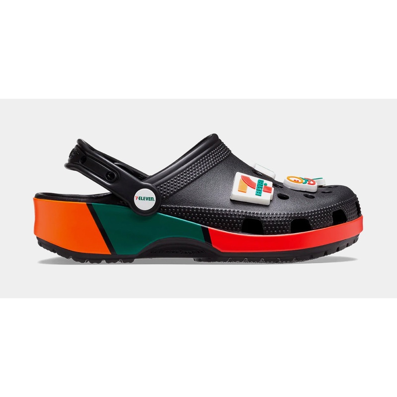 7Eleven Classic Clog Mens Sandals (Black)