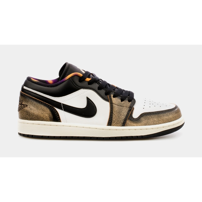 Air Jordan 1 Low SE Wear Away Mens Lifestyle Shoes (Black/Brown) Free Shipping