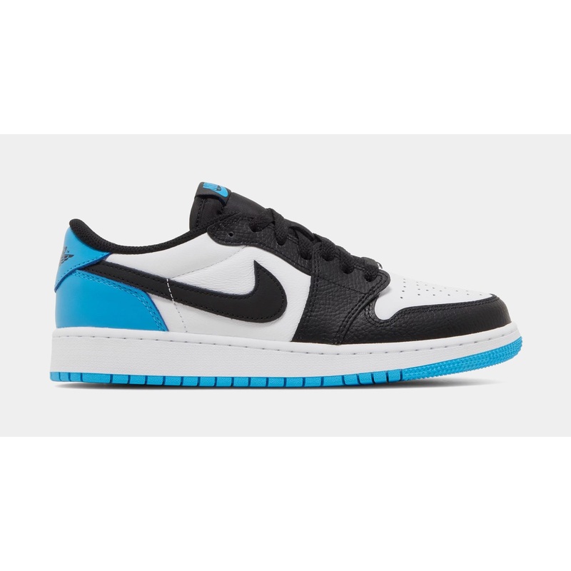 Air Jordan 1 Retro OG Powder Blue Grade School Lifestyle Shoes (Blue/Black)
