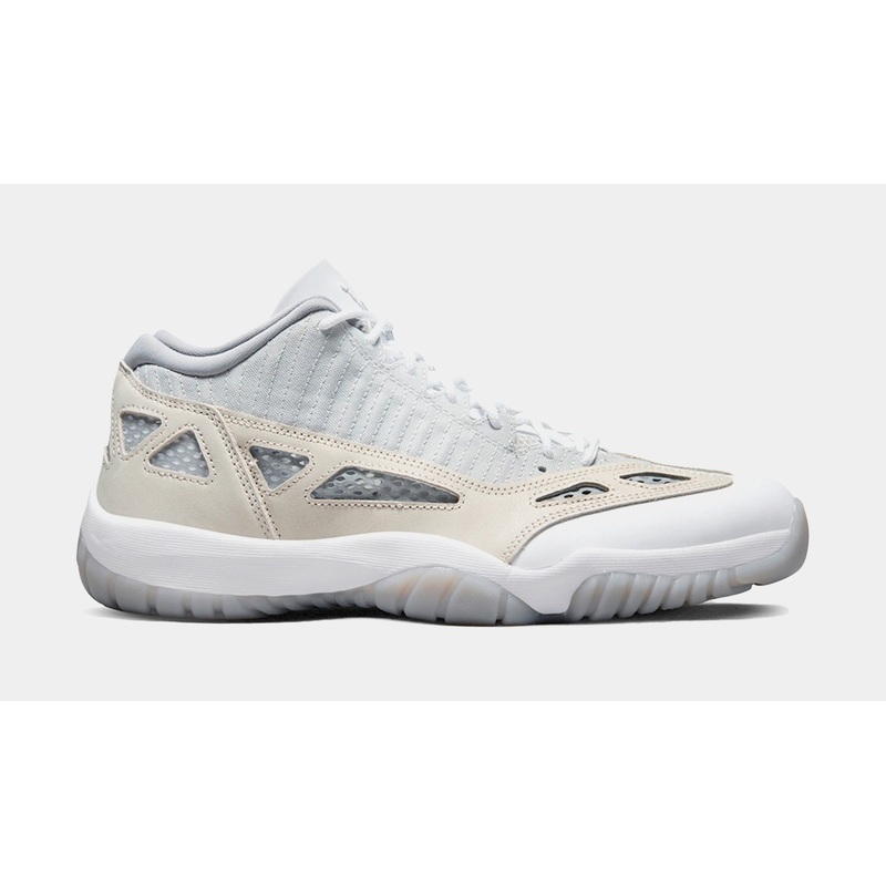 Air Jordan 11 Low IE Light Orewood Brown Mens Lifestyle Shoes (Beige/White)