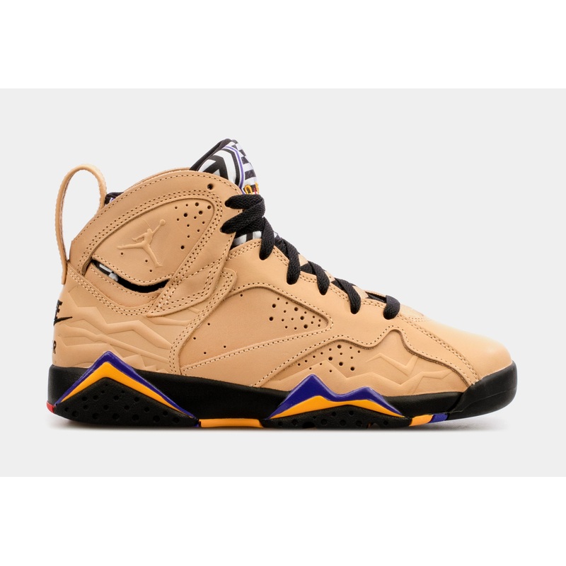 Air Jordan 7 Retro SE Afrobeats Grade School Lifestyle Shoes (Beige) Free Shipping