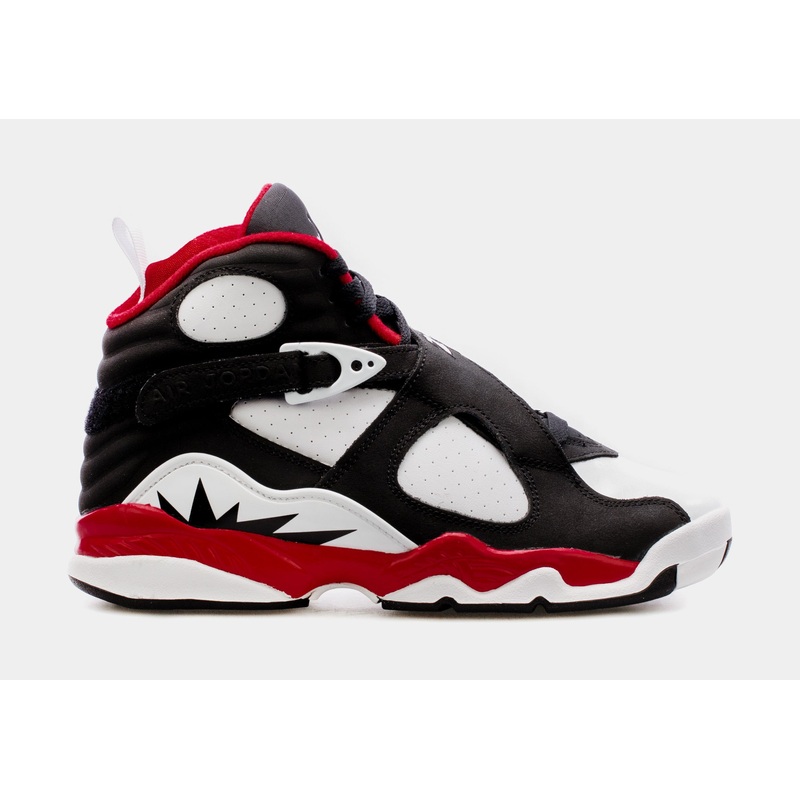 Air Jordan 8 Paprika Grade School Lifestyle Shoes (Black/Red)