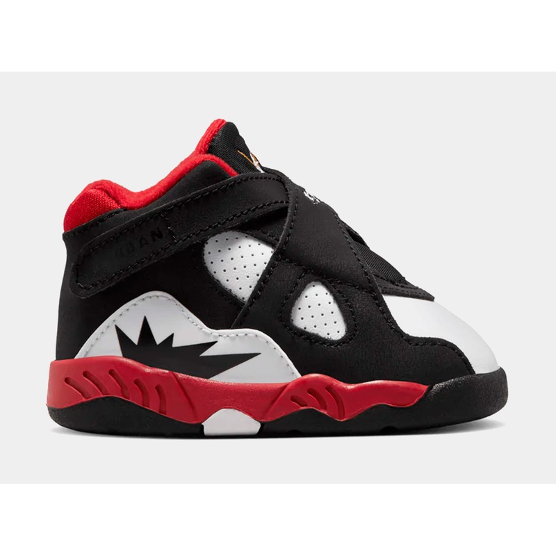 Air Jordan 8 Retro Paprika Infant Toddler Lifestyle Shoes (Black/Red)