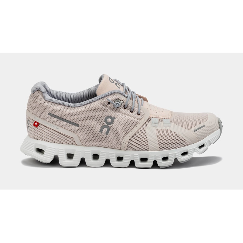 Cloud 5 Womens Running Shoes (Grey/White)