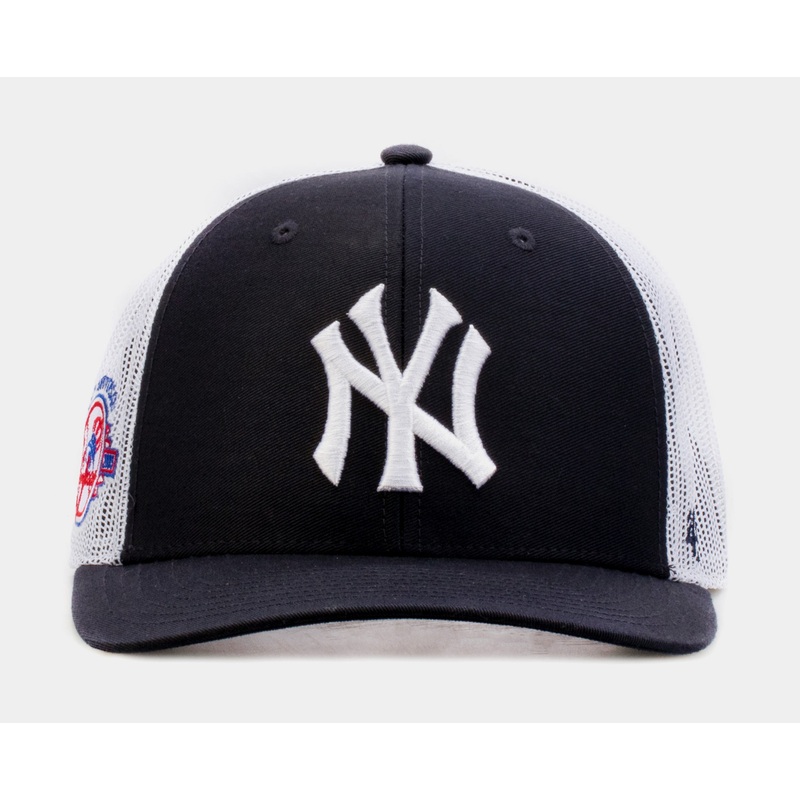 Exclusive New York Yankees Mens Trucker Hat (Blue)