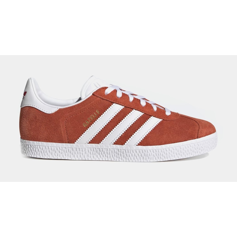 Gazelle Grade School Lifestyle Shoes (Preloved Red/Cloud White/Cloud White)