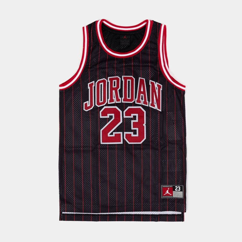 JDN 23 Tank Grade School Jersey (Black/Red)