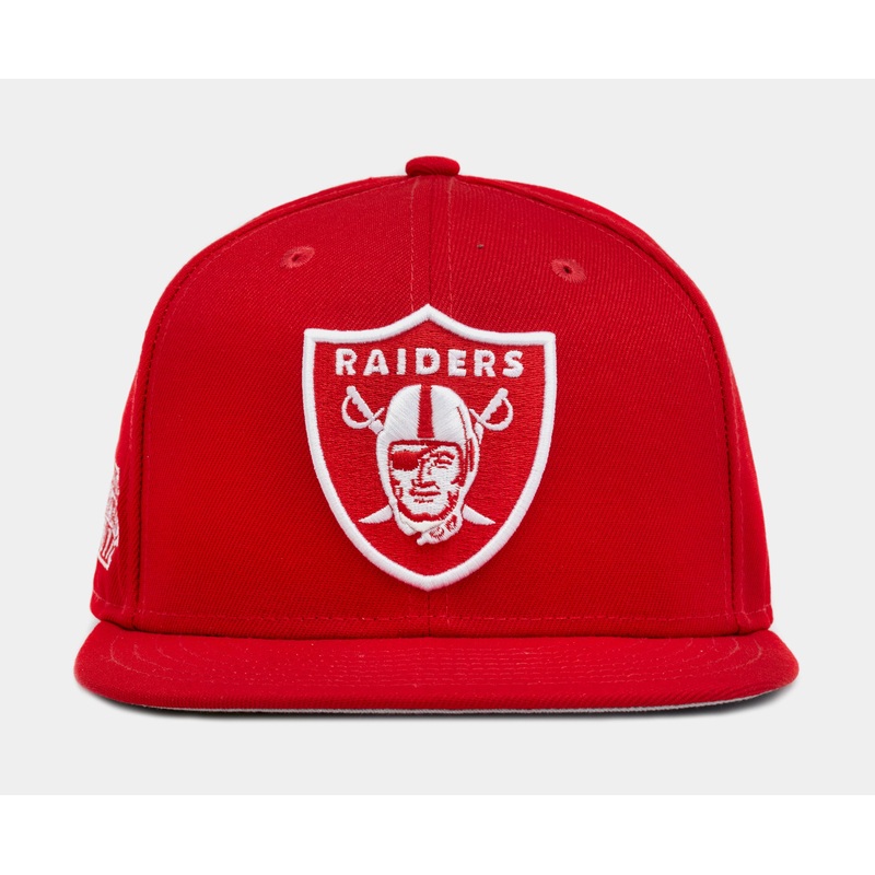 Las Vegas Raiders Red 59FIFTY Mens Fitted Hat (Red)