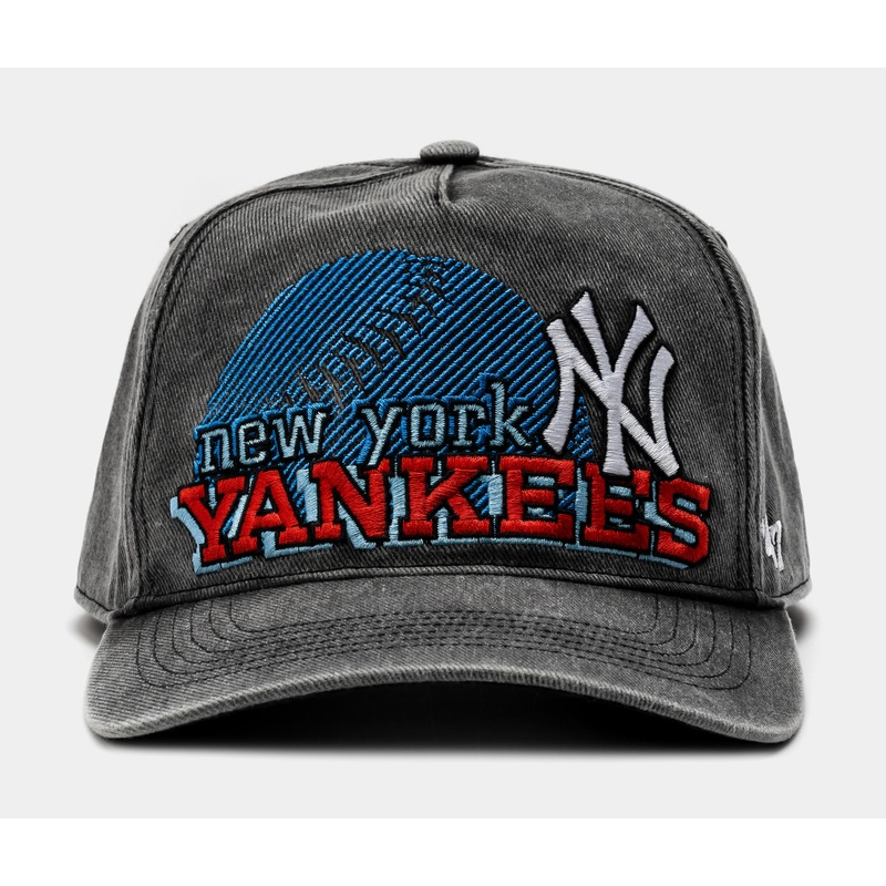 New York Yankees Bootleg ’47 Hitch Snapback Mens Hat (Black)