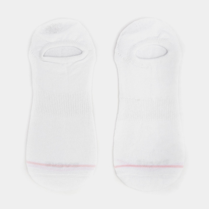 No Show Socks Womens Socks (White)