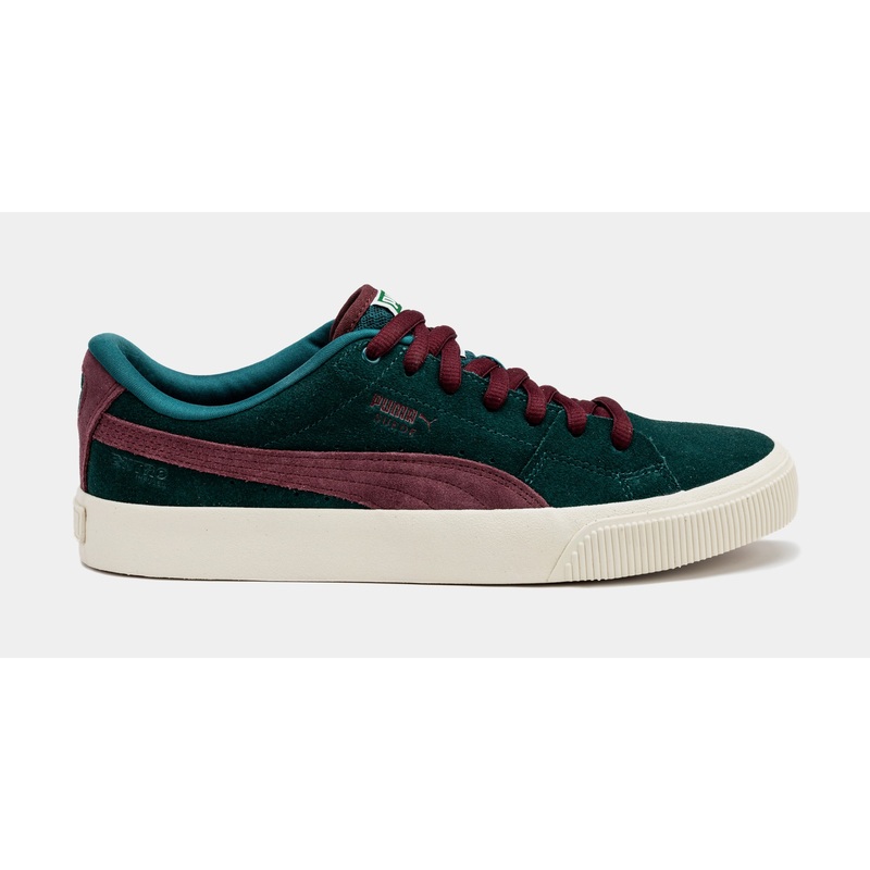 Suede Mens Lifestyle Shoes (Teal/Purple)