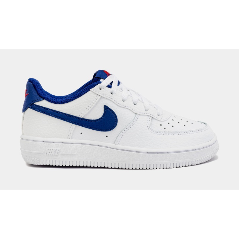 Air Force 1 Low Preschool Lifestyle Shoes (White/Blue)