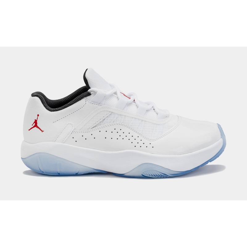 Air Jordan 11 CMFT Low Grade School Lifestyle Shoes (White/Blue)