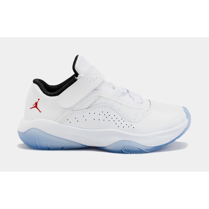 Air Jordan 11 CMFT Low Preschool Lifestyle Shoes (White/Blue)