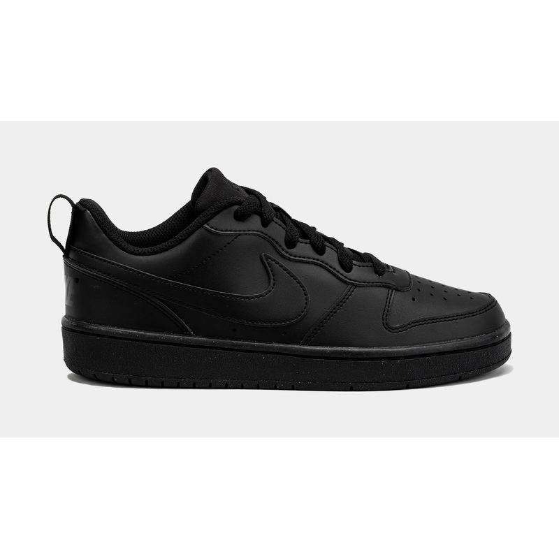 Court Borough Low Recraft Grade School Lifestyle Shoes (Black)