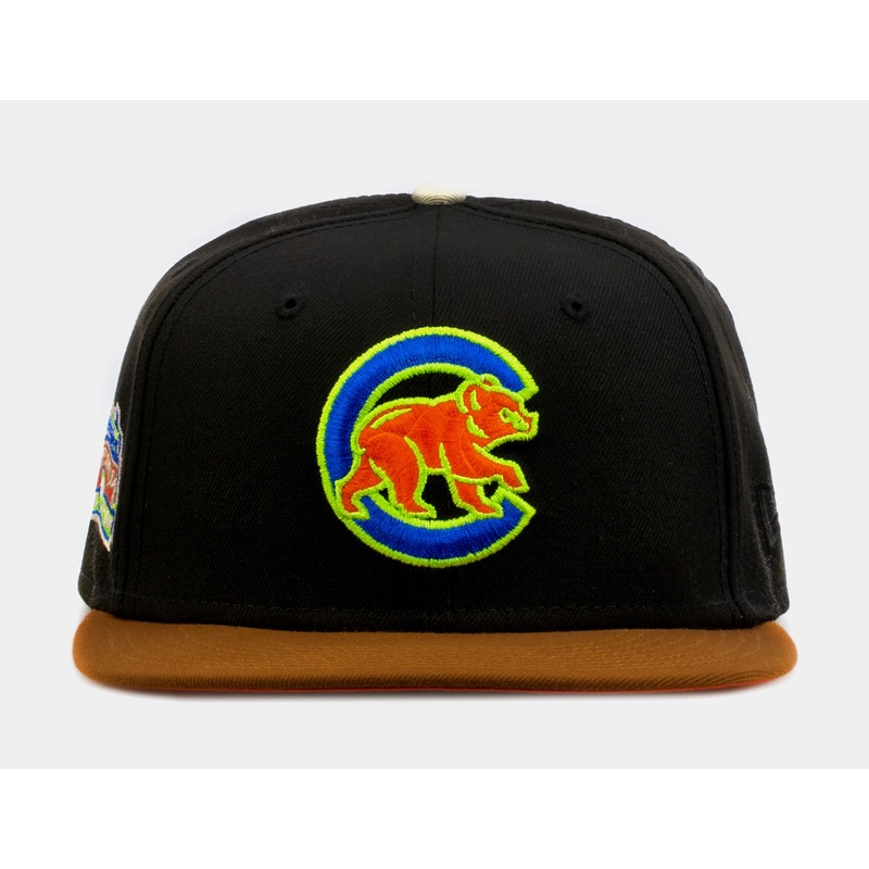 Exclusive Gingerbread Chicago Cubs 59Fifty Mens Fitted Hat (Black/Brown)