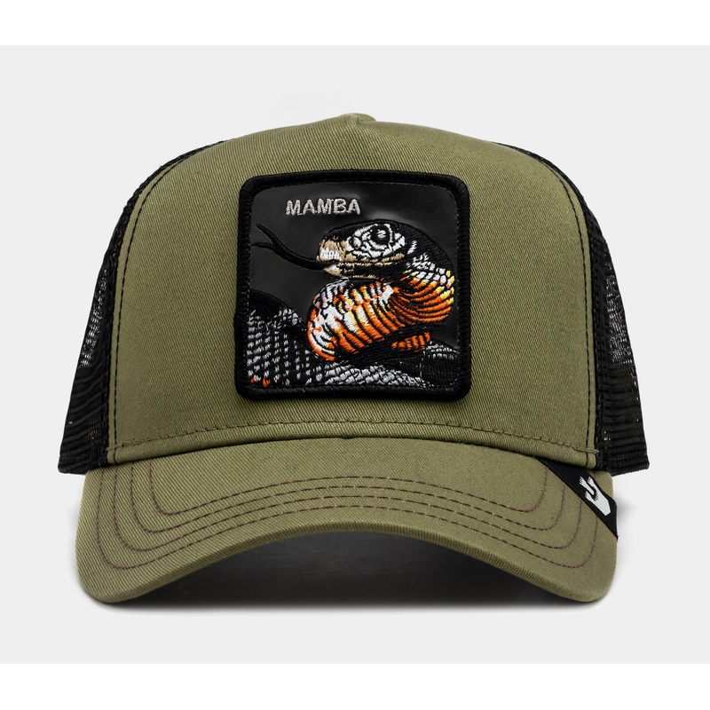 Exclusive Mamba Palace Trucker Mens Hat (Olive)