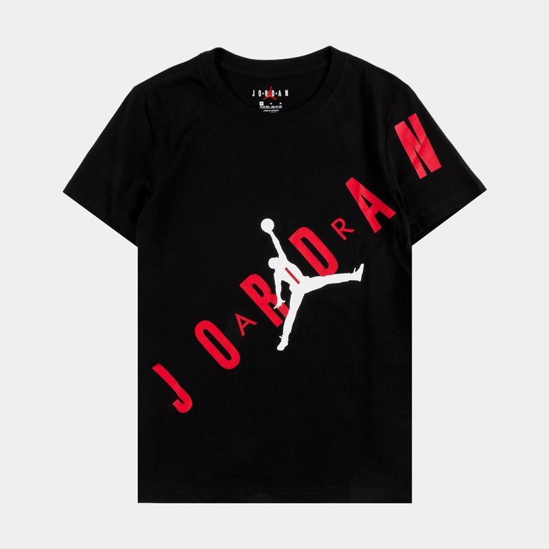 JDN Stretch Out Grade School Short Sleeve Shirt (Black)