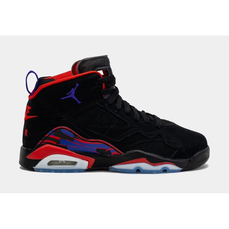 Jumpman 3 Peat Grade School Basketball Shoes (Black/Red)