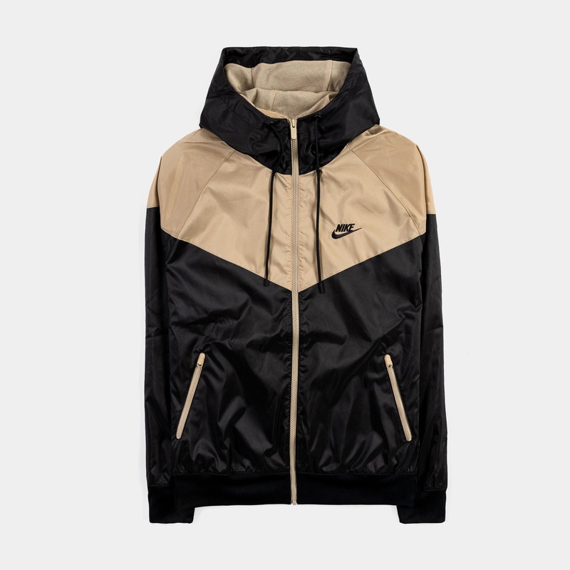 NSW Windrunner Hooded Mens Jacket (Black/Beige)