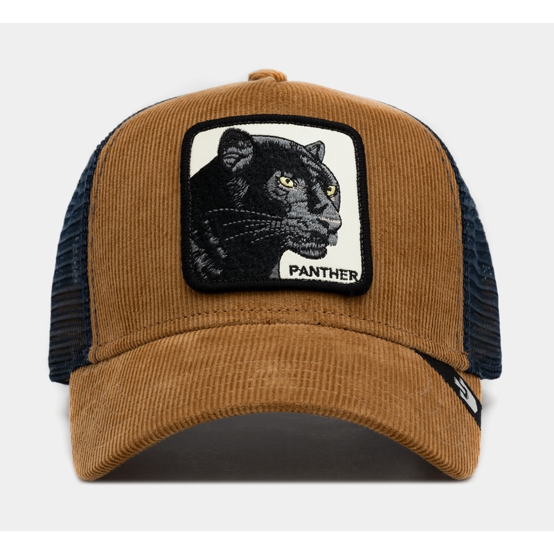 The Panther Trucker Mens Hat (Brown)