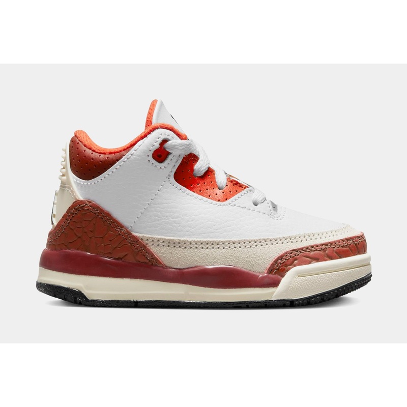 Air Jordan 3 Retro Dunk On Mars Infant Toddler Lifestyle Shoes (Orange/White)