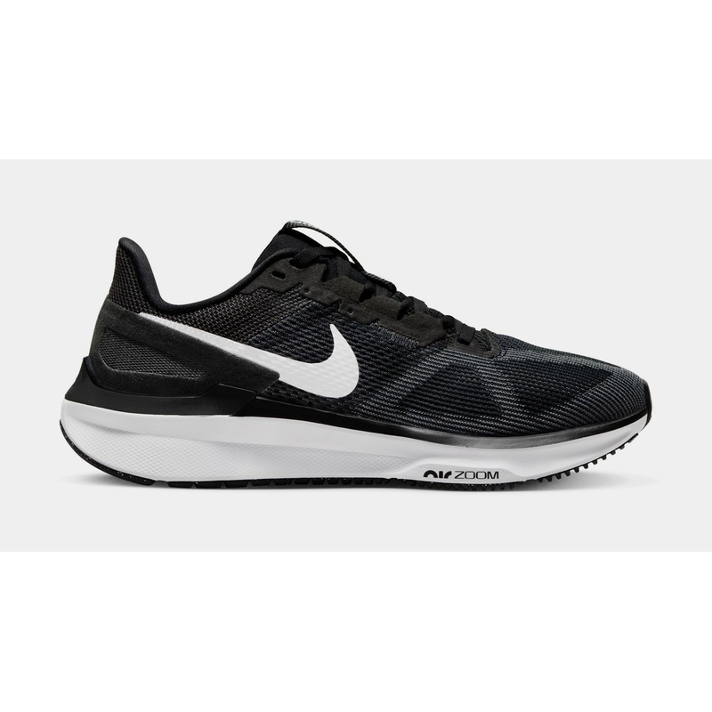 Air Zoom Structure 25 Womens Running Shoes (Black/White)