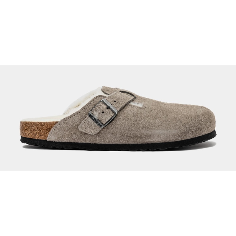 Boston Shearling Womens Sandals (Grey)