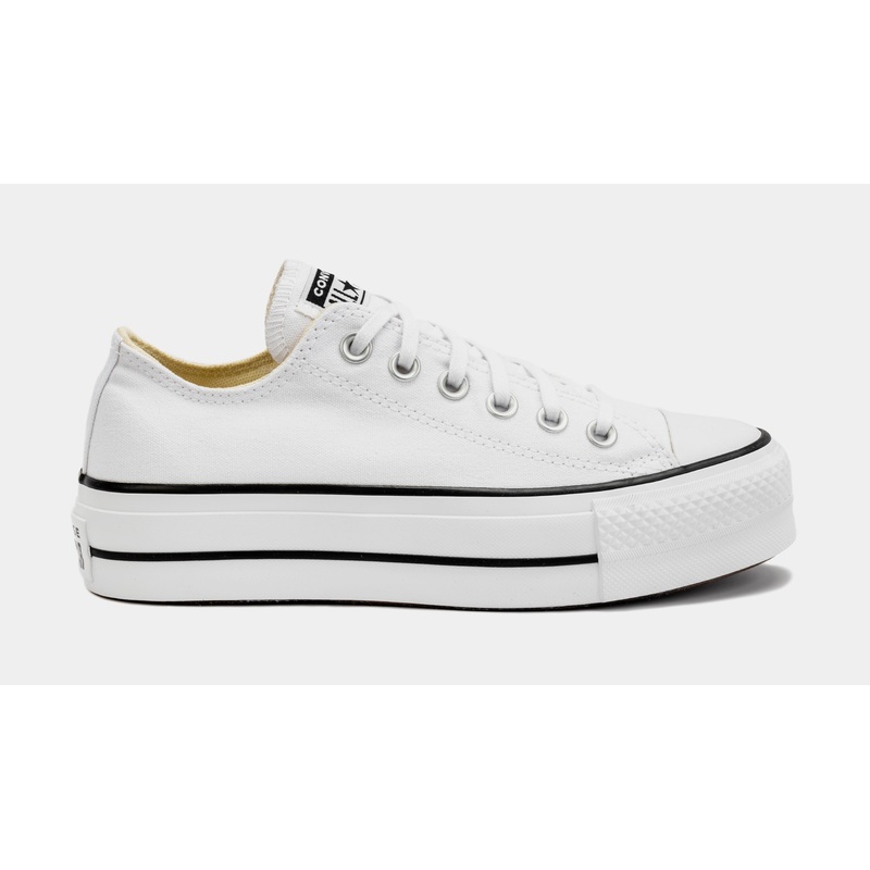 Chuck Taylor All Star Lift Platform Canvas Womens Lifestyle Shoes (White)