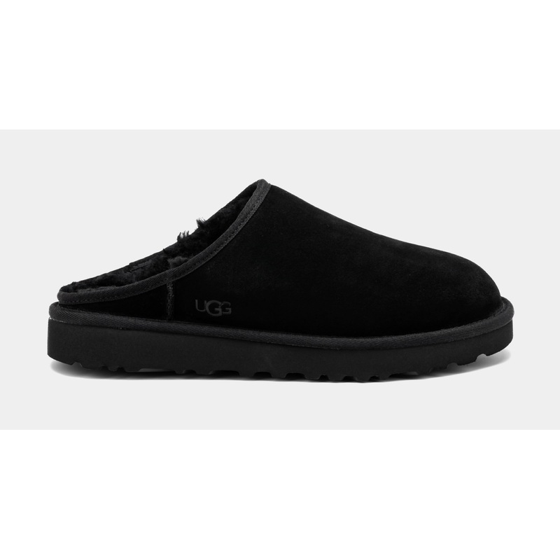 Classic Slip On Mens Sandals (Black)