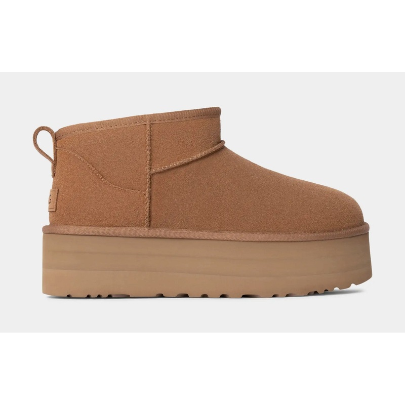 Classic Ultra Mini Platform Womens Boots (Chestnut)