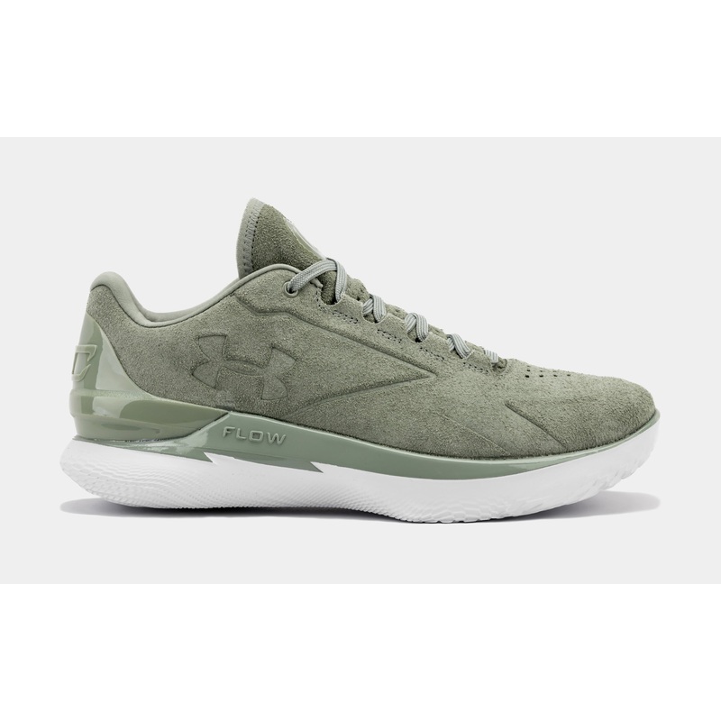 Curry 1 Low FloTro  Bruce Lee Earth Mens Basketball Shoes (White/Green)