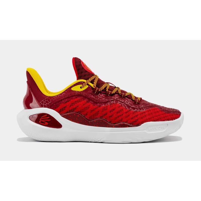 Curry 11 Bruce Lee Fire Mens Basketball Shoes (Red/Yellow)