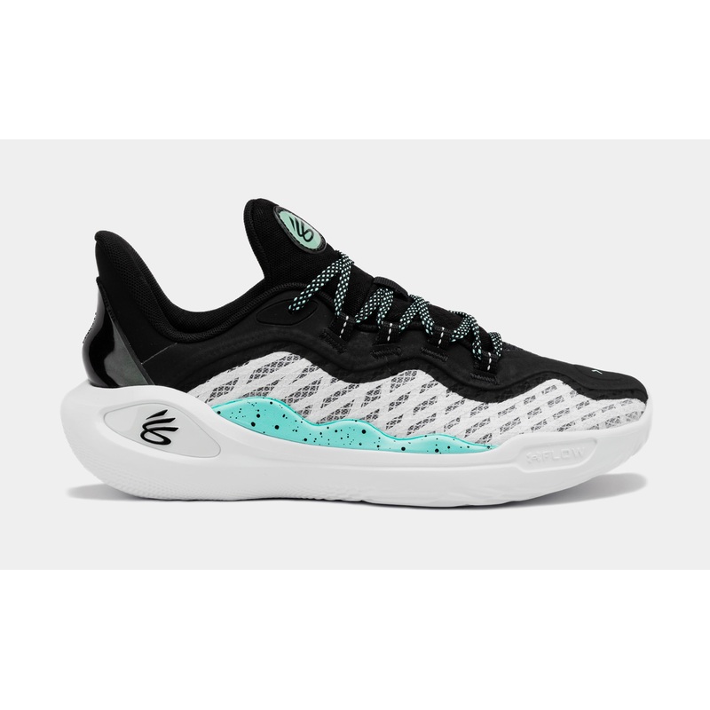 Curry 11 Future Flow Mens Basketball Shoes (White/Black)