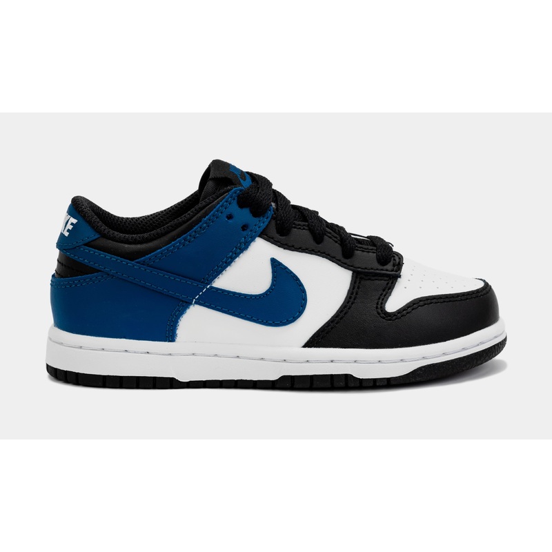 Dunk Low Preschool Lifestyle Shoes (Black/Blue)