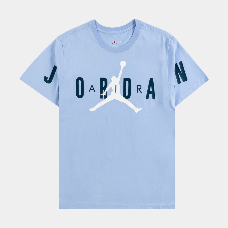 MJ Stretch Crew Mens Short Sleeve Shirt (Blue)