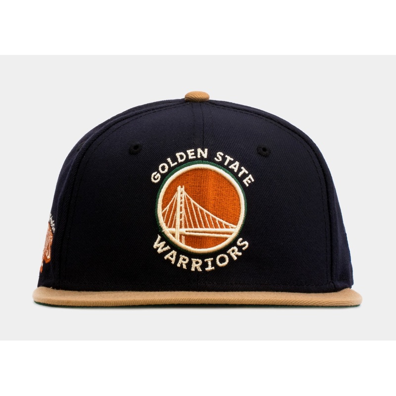 SP Exclusive Varsity Blues Golden Gate Warriors 59Fifty Mens Fitted Hat (Navy/Pine)