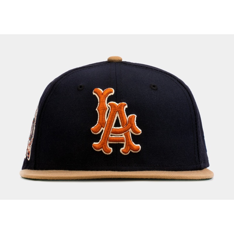 SP Exclusive Varsity Blues Los Angeles Angels 59Fifty Mens Fitted Hat (Navy/Pine)