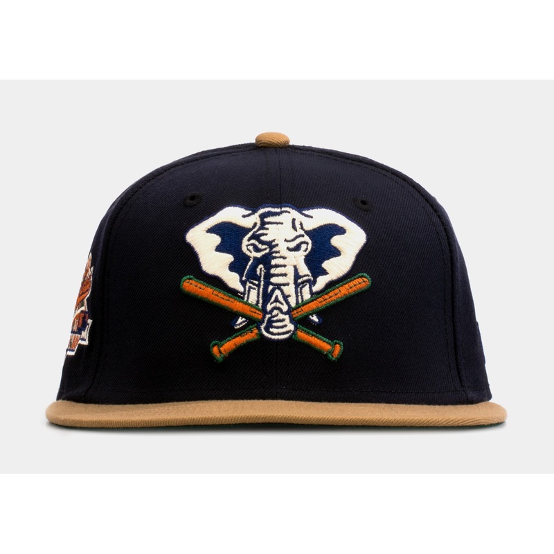 SP Exclusive Varsity Blues Oakland A’s 59Fifty Mens Fitted Hat (Navy/Pine)