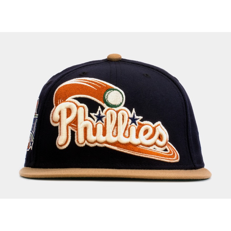 SP Exclusive Varsity Blues Philadelphia Phillies 59Fifty Mens Fitted Hat (Navy/Pine)