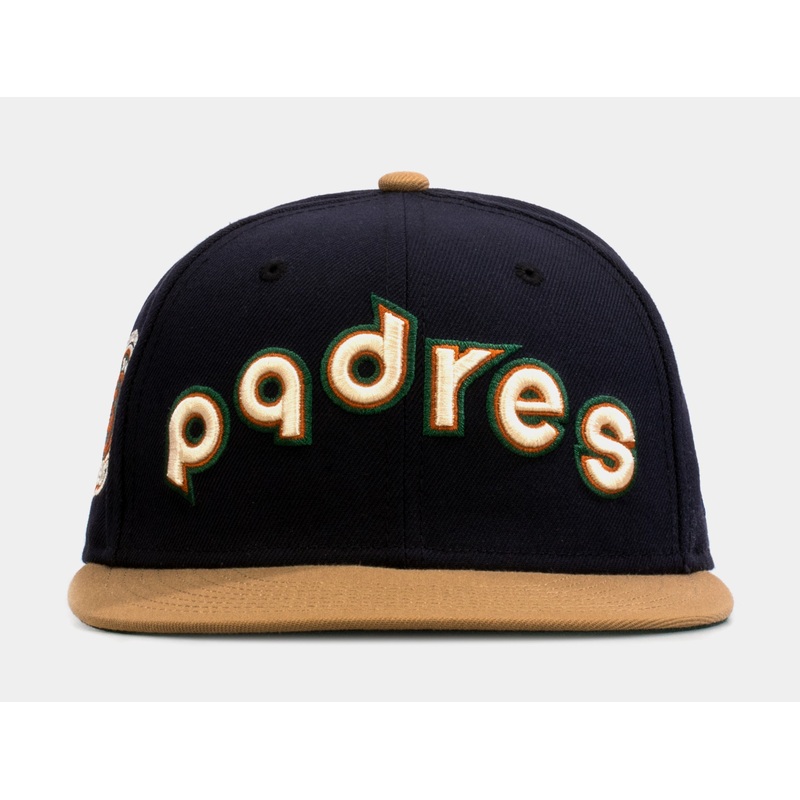 SP Exclusive Varsity Blues San Diego Padres 59Fifty Mens Fitted Hat (Navy/Pine)
